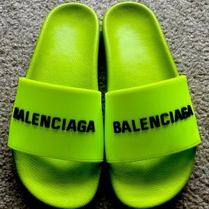 Balenciaga Logo Sport Slides